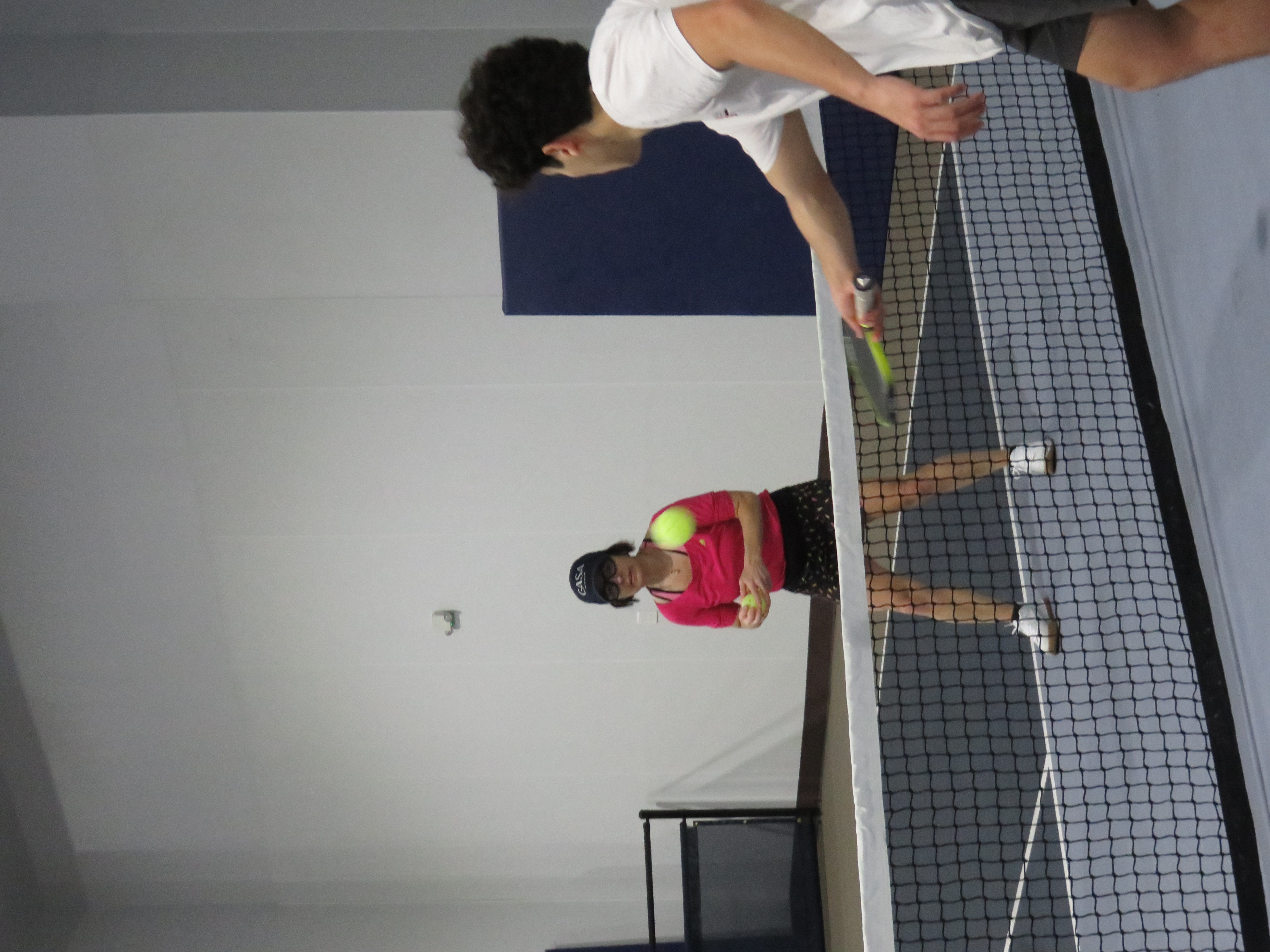 Coach Lali in action